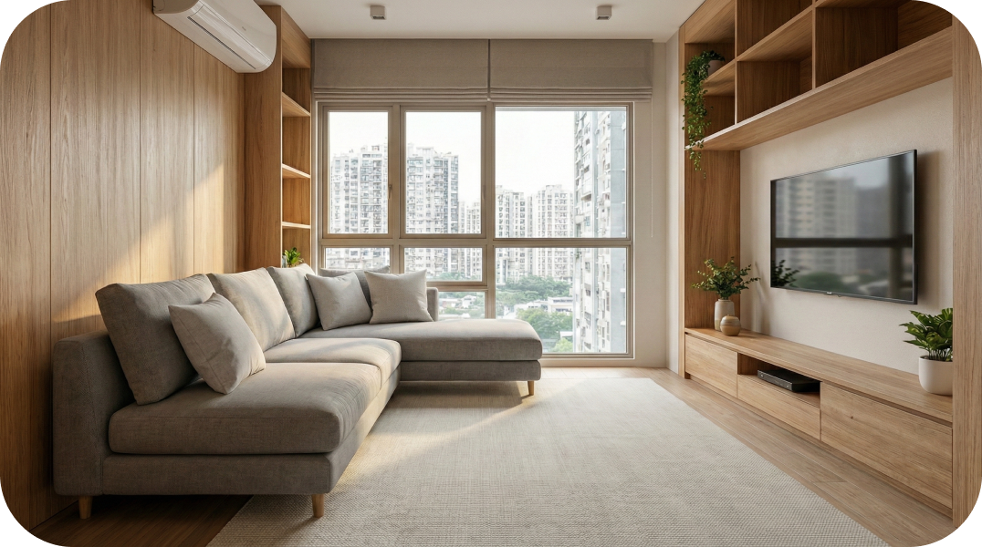 Minimalist interior concept