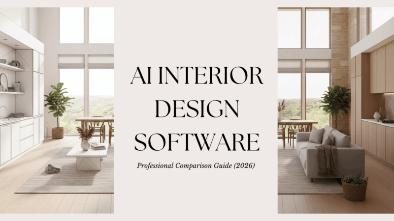 AI Interior Design Software: Professional Comparison Guide (2026)