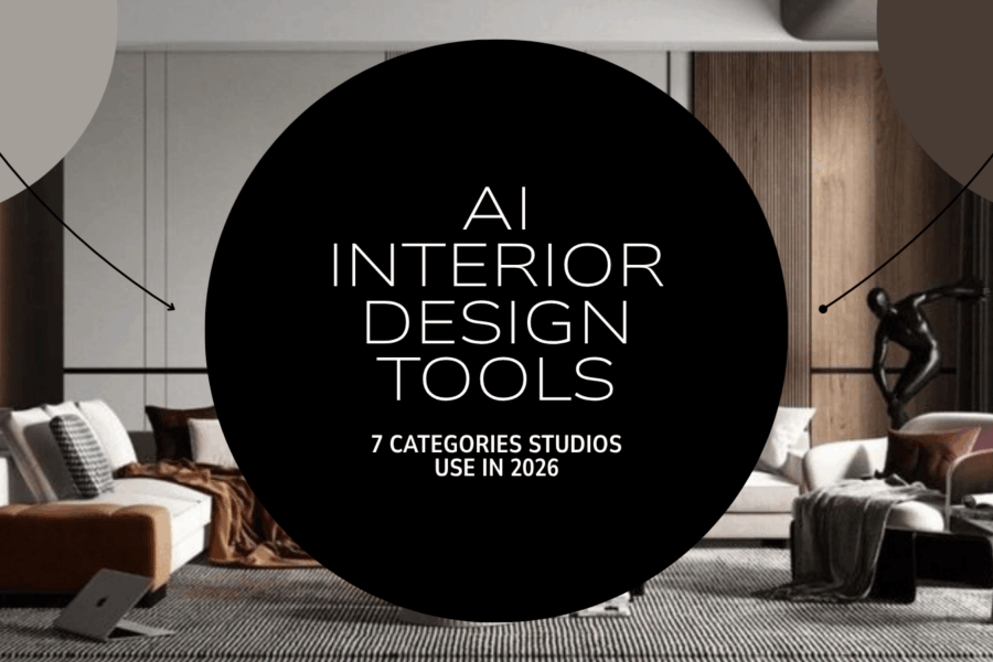 AI Interior Design Tools: 7 Categories Studios Use in 2026