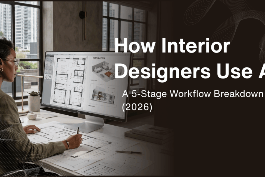 How Interior Designers Use AI: A 5-Stage Workflow Breakdown (2026)