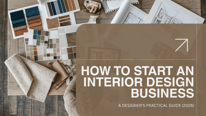How to Start an Interior Design Business: A Designer’s Practical Guide (2026)