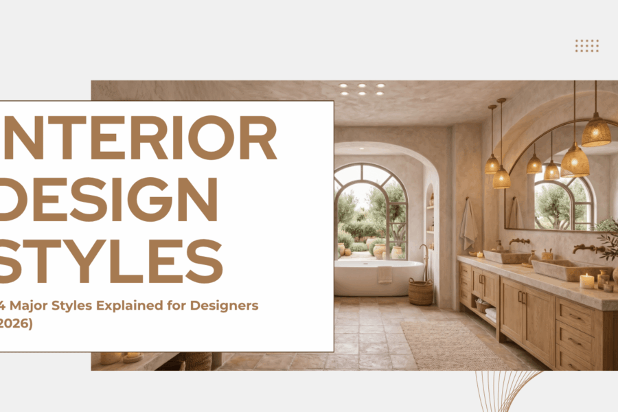 Interior Design Styles: 14 Major Styles Explained for Designers (2026)