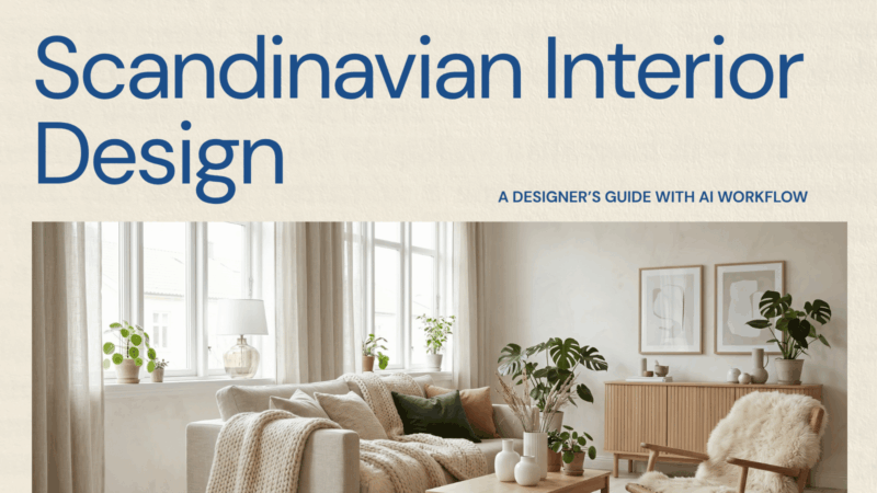 Scandinavian Interior Design: A Designer’s Guide with AI Workflow (2026)