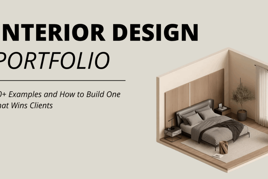 Interior Design Portfolio: 30+ Examples and How to Build One That Wins Clients