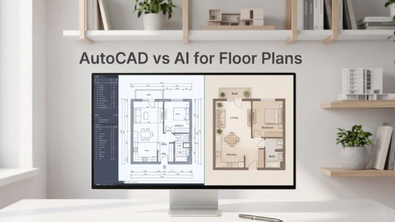 AutoCAD vs AI for Floor Plans: An Architect’s 2026 Comparison