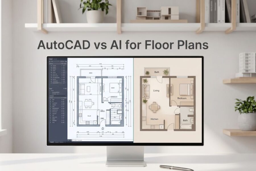 AutoCAD vs AI for Floor Plans: An Architect’s 2026 Comparison