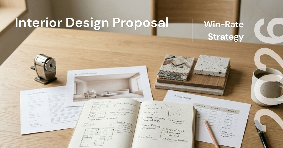 Interior Design Proposals That Close: Templates & Win-Rate Strategy (2026)